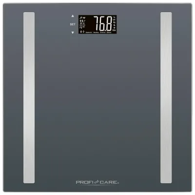 Bomann Personenwaage Grau 30.0x2.50x30.0 cm