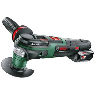 Bosch Akku-Multifunktionswerkzeug AdvancedMulti 18, incl. 1x Akku PBA 2,5 Ah, Ladegerät, Zubehör, Koffer
