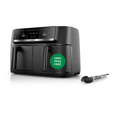 Bosch MAFD440B7 Doppel-Heißluftfritteuse  Air Fryer  9 L Fritteuseiter