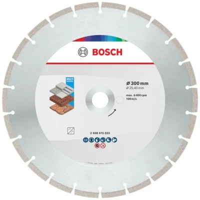 Bosch Multi Material Diamond Trennscheibe, 300 x 25.4 x 7 mm