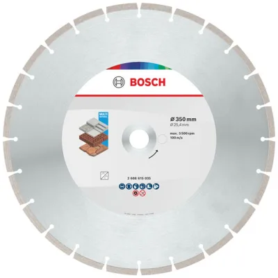 Bosch Multi Material Diamond Trennscheibe, 350 x 25.4 x 10 mm