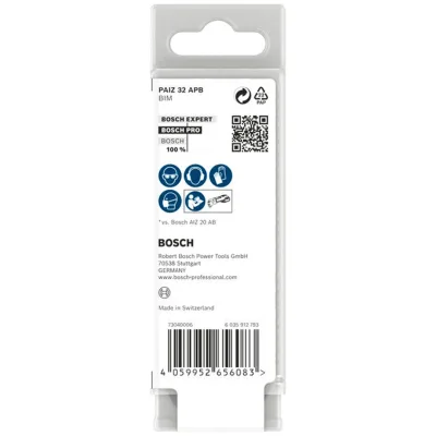 Bosch PRO Tauchsägeblatt PAIZ 32 APB für Multifunktionswerkzeuge, 32 x 60 mm, Art.Nr. 2608669129