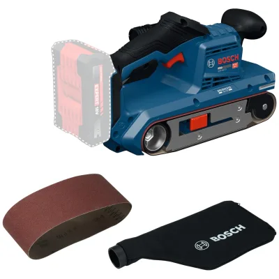 Bosch Professional Bosch Akku-Bandschleifer GBS18V-75, incl. Staubsack, L-BOXX