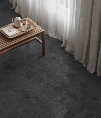 BOXTEC Bodenfliese Wandfliese Dekofliese Aurora Black 60x120 cm