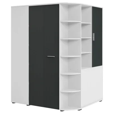 Boxxx Begehbarer Graphit, Weiß 124x199x148 cm