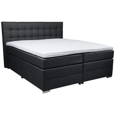 Boxxx Boxspringbett Anthrazit 160x200 cm