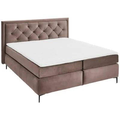 Boxxx Boxspringbett Beige 160x200 cm
