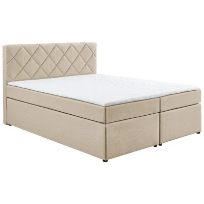 Boxxx Boxspringbett Creme 180x200 cm