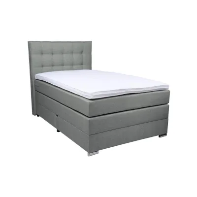 Boxxx Boxspringbett Dunkelgrau 120x200 cm