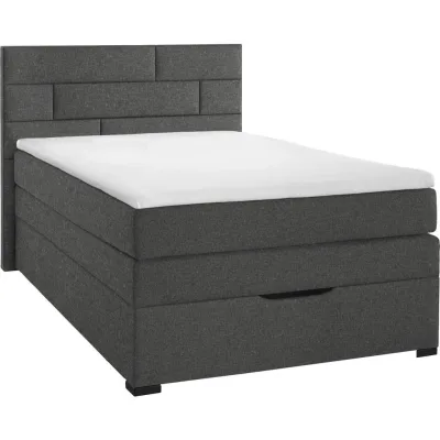 Boxxx Boxspringbett Hellgrau 120x200 cm