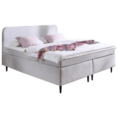 Boxxx Boxspringbett Hellgrau 140x200 cm