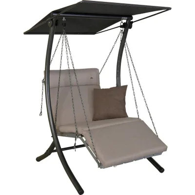 Boxxx Hollywoodschaukel Sand, Beige 100x160x145 cm