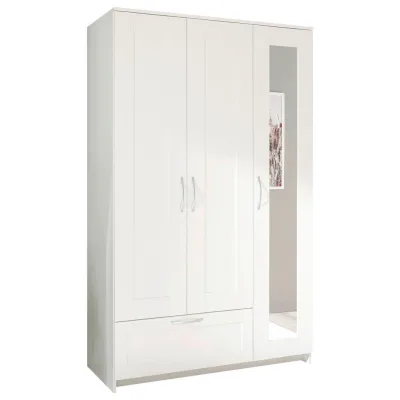 Boxxx Kleiderschrank Weiß 117x191x50 cm
