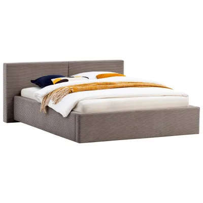 Boxxx Polsterbett Taupe 140x200 cm