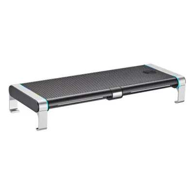 Boxxx Schreibtischaufsatz Schwarz, Alu 20.6x9x54.4 cm
