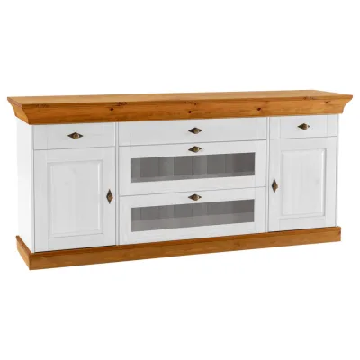 Boxxx Sideboard Weiß, Bernstein 185x85x45 cm