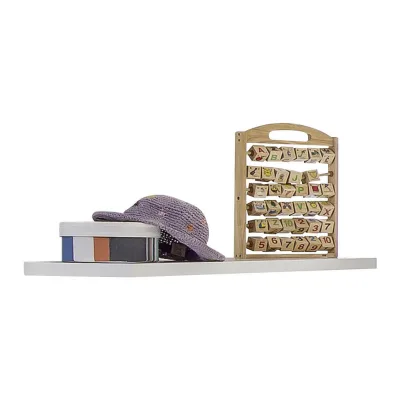 Boxxx Wandboard Weiß 78x3x25 cm