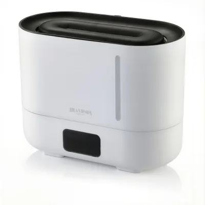 Brandson Luftbefeuchter Aroma Diffuser mit Fernbedienung, Raumbefeuchter, Flammeneffekt, 3 l Wassertank, Ultraschall, 3 l Wassertank, 4 Nebenstufen, für Wohn- und Schlafzimmer