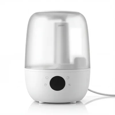 Brandson Luftbefeuchter Digitales Display, 2 L Wassertank, Fernbedienung, 2 l Wassertank, Fernbedienung, 3 Nebelstufen, Timer 1–8 h, leise 35 dBA, Sleep Modus