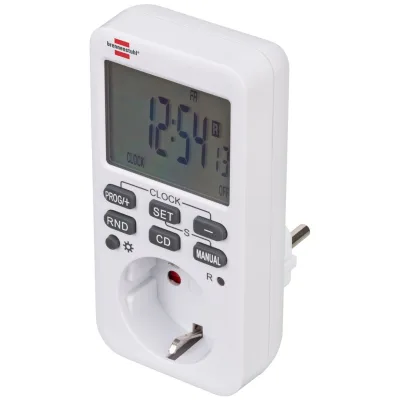 Brennenstuhl 1506320 Comfort-Line Digital Week Timer for Power Socket (White)