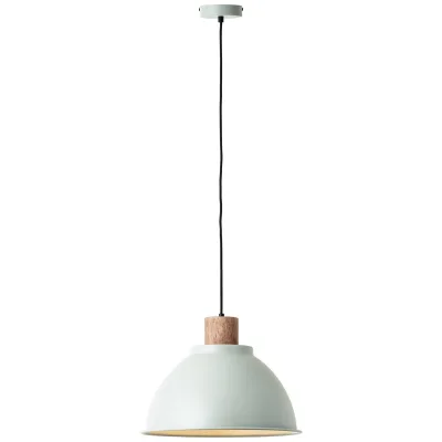 Brilliant Erena Hängelampe, kürzbar, 120 cm Höhe, Ø 38 cm, E27, max. 60 W, hellgrün