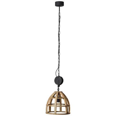 Brilliant Pendelleuchte Schwarz, Hellbraun 143 cm