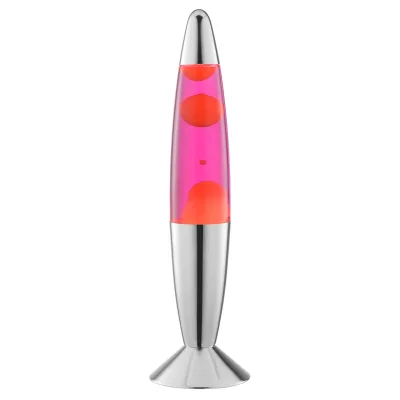 Brilliant Retro-Lava Tischleuchte LED 36cm chrom
