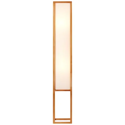 Brilliant Seaside dekorative Stehlampe mit Holz/Stoff Akzenten, 120 cm Höhe, 2 x E27