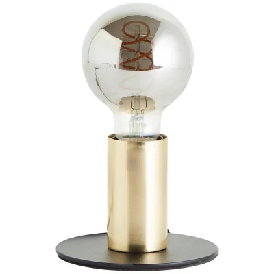 Brilliant Tischleuchte Schwarz, Messing 8.5 cm