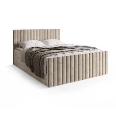 Bromarkt Boxspringbett Ecru 160x200 cm