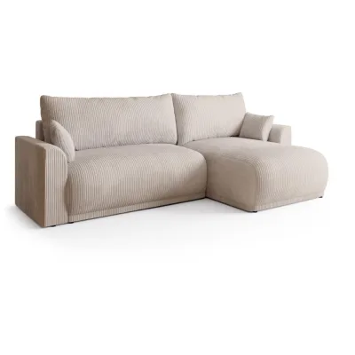 Bromarkt Ecksofa Creme 262x160 cm