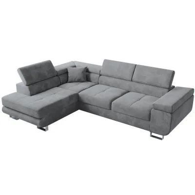 Bromarkt Ecksofa Grau 275x142 cm