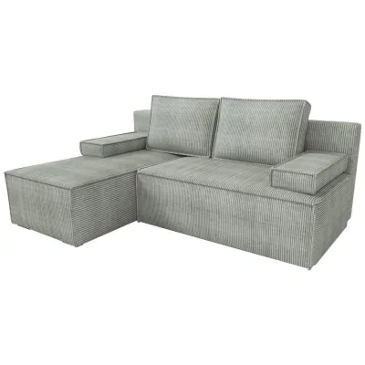 Bromarkt Ecksofa Hellgrau 200x141 cm