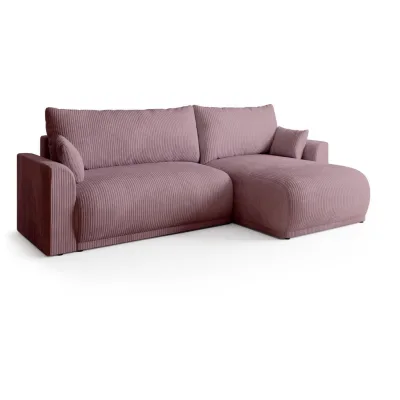 Bromarkt Ecksofa Pink 262x160 cm