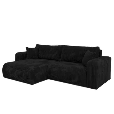 Bromarkt Ecksofa Schwarz 244x148 cm