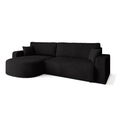 Bromarkt Ecksofa Schwarz 275x170 cm