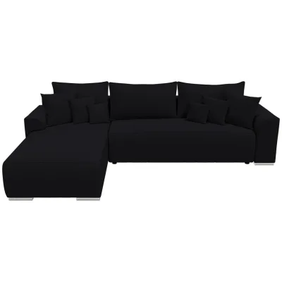 Bromarkt Ecksofa Schwarz 280x184 cm