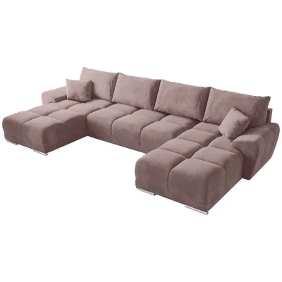 Bromarkt Wohnlandschaft Rosa 372x85x184 cm