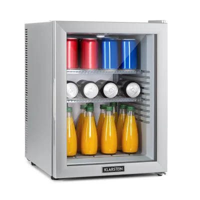 Brooklyn 42 Mini-Kühlschrank Glastür LED Ablage