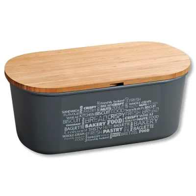 KESPER Brotbox, grau, FSC