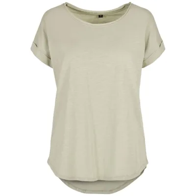 Build Your Brand Build your Brand Damen Slub T-Shirt 56.0036 Gr. M soft salvia