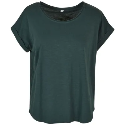 Build Your Brand Build your Brand Damen Slub T-Shirt 56.0036 Gr. XL bottle green