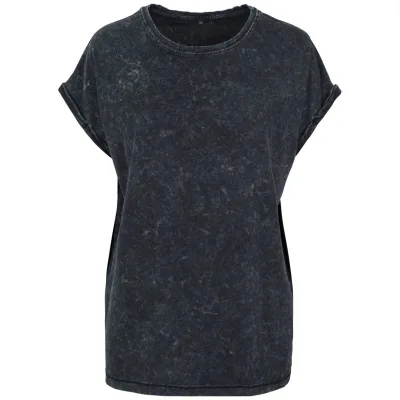 Build Your Brand Build your Brand Damen T-Shirt Acid Wash 56.0053 Gr. XL black