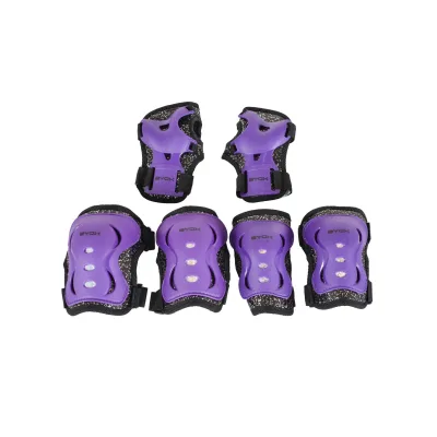Byox Schutzausrüstung Sparkle Verschlussband Knie- Hand- und Ellenbogenschützer Gr.S