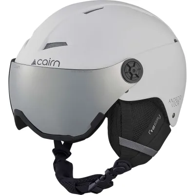 Cairn Android Visor, Skihelm mit Visier, weiß