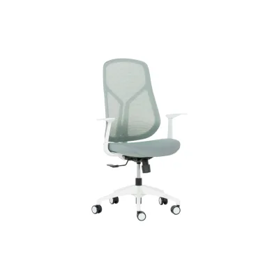 Carmen 7900 W Ergonomischer Bürostuhl mit Netzrücken – Grün