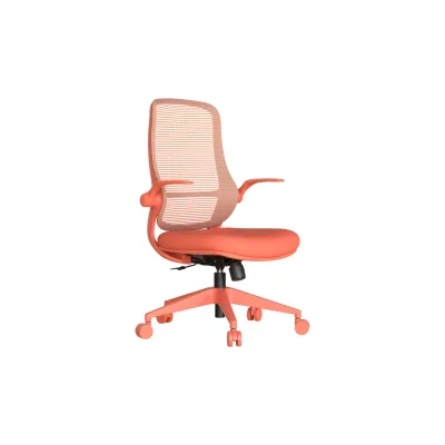 Carmen ASTARA Ergonomischer Bürostuhl mit Netzrücken – Orange