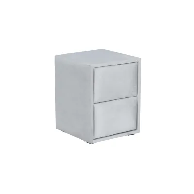 Carmen WAVE Nachttisch – Silber