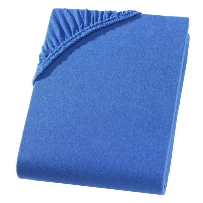 Carpe Sonno Jersey-Spannbettlaken Blau 90x200 cm