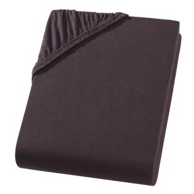 Carpe Sonno Jersey-Spannbettlaken Braun 120x200 cm
